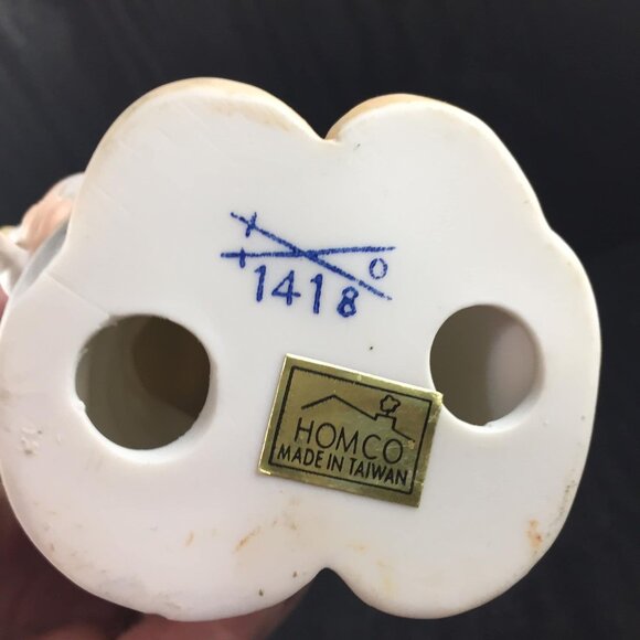 HOMCO Boy with Ducks Bat Hobo Runaway 1418 Bib Overalls 1980s - Picture 4 of 4